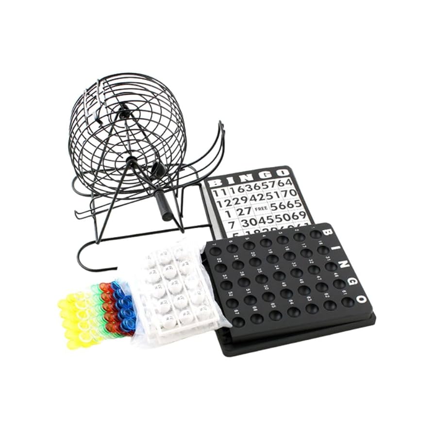 Amazon.co.jp: EINEY ビンゴマシーンセット ビンゴゲーム 卓上